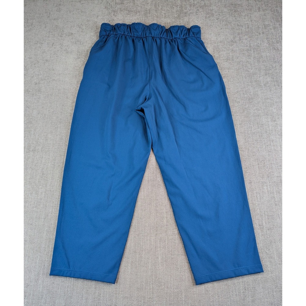 Lululemon Pants Womens Sz 10 Blue Keep Moving Crop High-Rise 23" Performance - Picture 2 of 9